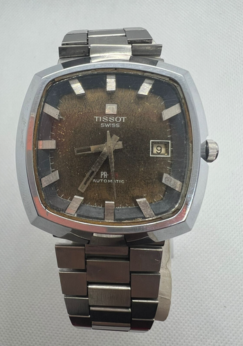 Vintage Tissot PR-518 Automatic Swiss Made Wrist Watch. Hardened Surface 1000 HV - Picture 2 of 6