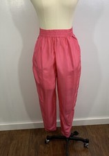 Vintage 100 Silk Pants 1990s High Rise Small