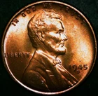 1945-D Lincoln Wheat Cent / Penny - 1DO-005 - Doubled Die Obverse - MS / BU!