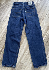 Levi's Silver Tab 94 Baggy Jeans Dark Wash Women  s 27X31 Blue Denim Silvertab 27