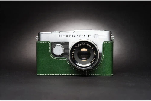 New Handmade Olympus PEN FT FV Leather Half Case Camera Retro Cover Insert Gift - Picture 14 of 20
