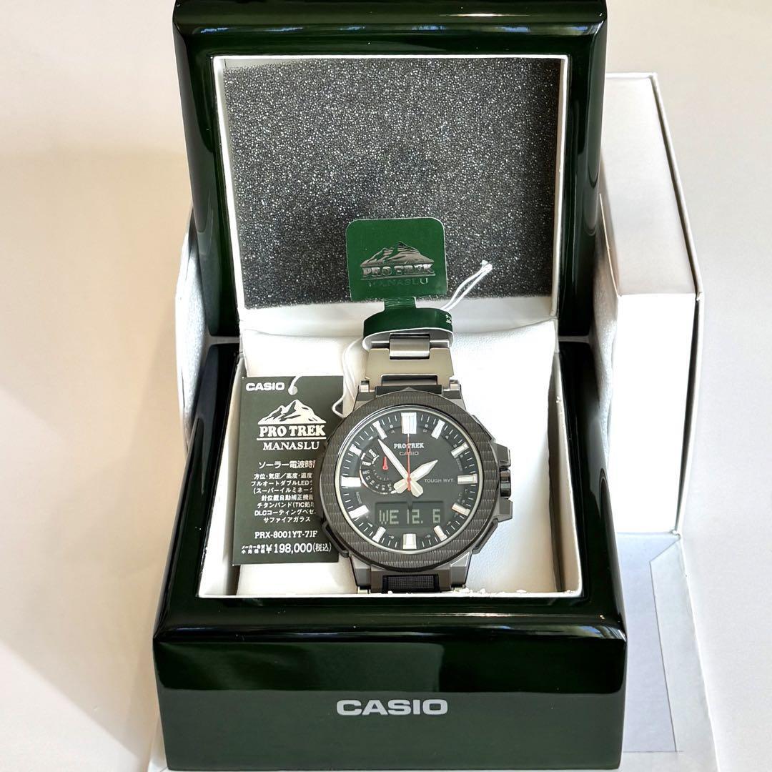 CASIO PROTREK Pro Trek Prx-8001Yt-7Jf Excellent Used | eBay