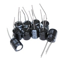 10x 10UF 350V Electrolytic Capacitors 350V10UF 10x13 mm