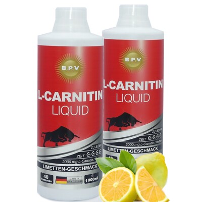 L-CARNITIN LIQUID- 1L / Stärkstes Carnitin 2000 mg pro Portion + Dosierkappe