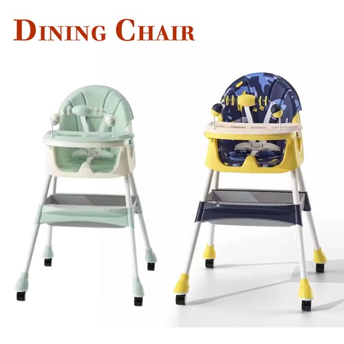 4 in 1 Babyhochstuhl verstellbar Kinderstuhl Baby Esszimmerstühle mit Doppellagig