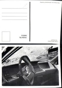 646914,Fotokunst Nikolaus Walter Auto Mensch Innenraum Auto nach Unfall Lenkrad