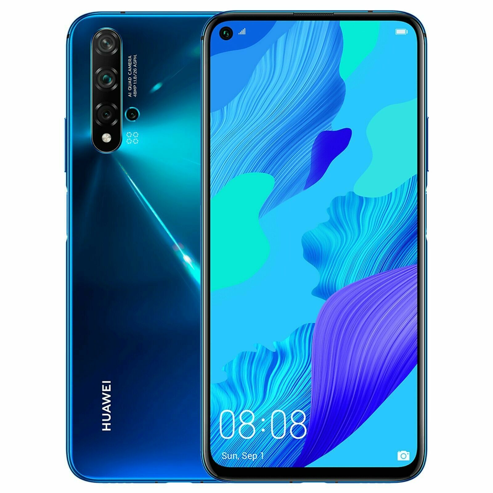 Huawei nova 5T SIMフリー クラッシュブルー YAL-L | hartwellspremium.com