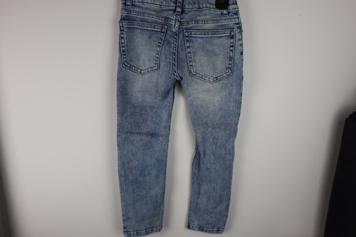 Wonder Nation Boys Blue Jeans Slim Size 6 Medium Wash Distressed. #0184 - Picture 9 of 10