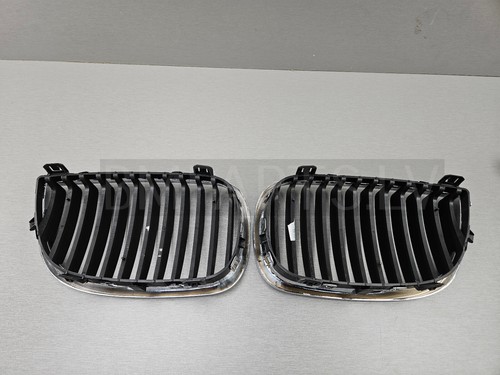 NEW BM BMW 1 SER E87 BUMPER GRILLE FRONT PAIR 7077129 & 7077130 - Picture 10 of 11