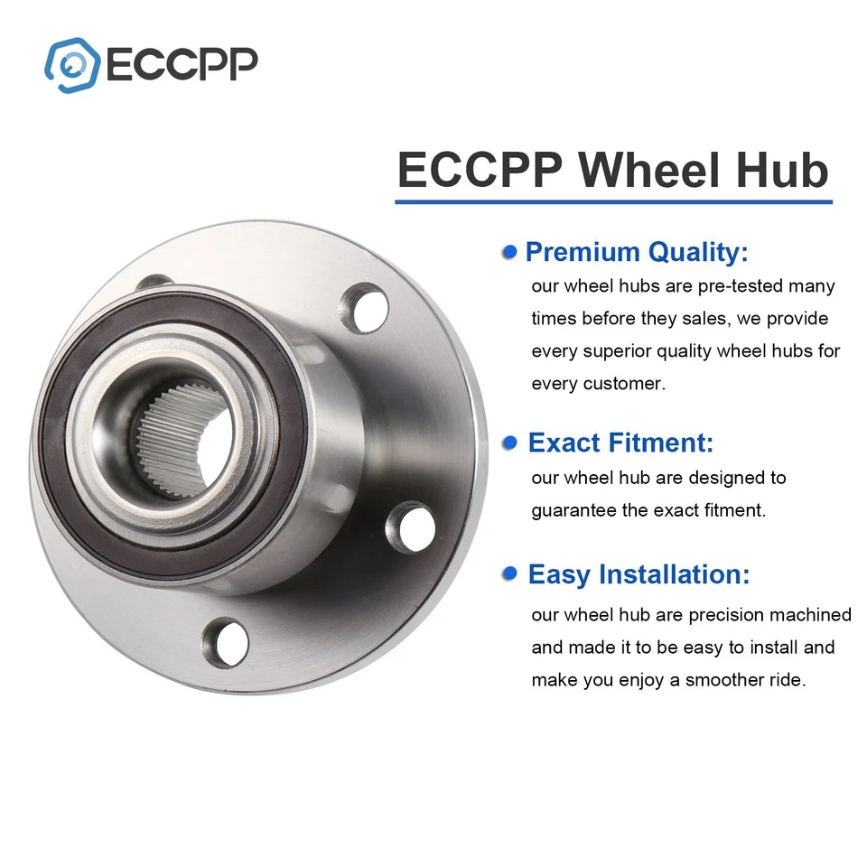 2 piezas cojinetes de cubo de rueda delanteros para 2011 2012 2013 2014 Volvo S60 S80 XC60 XC70 Foto 3 de 4