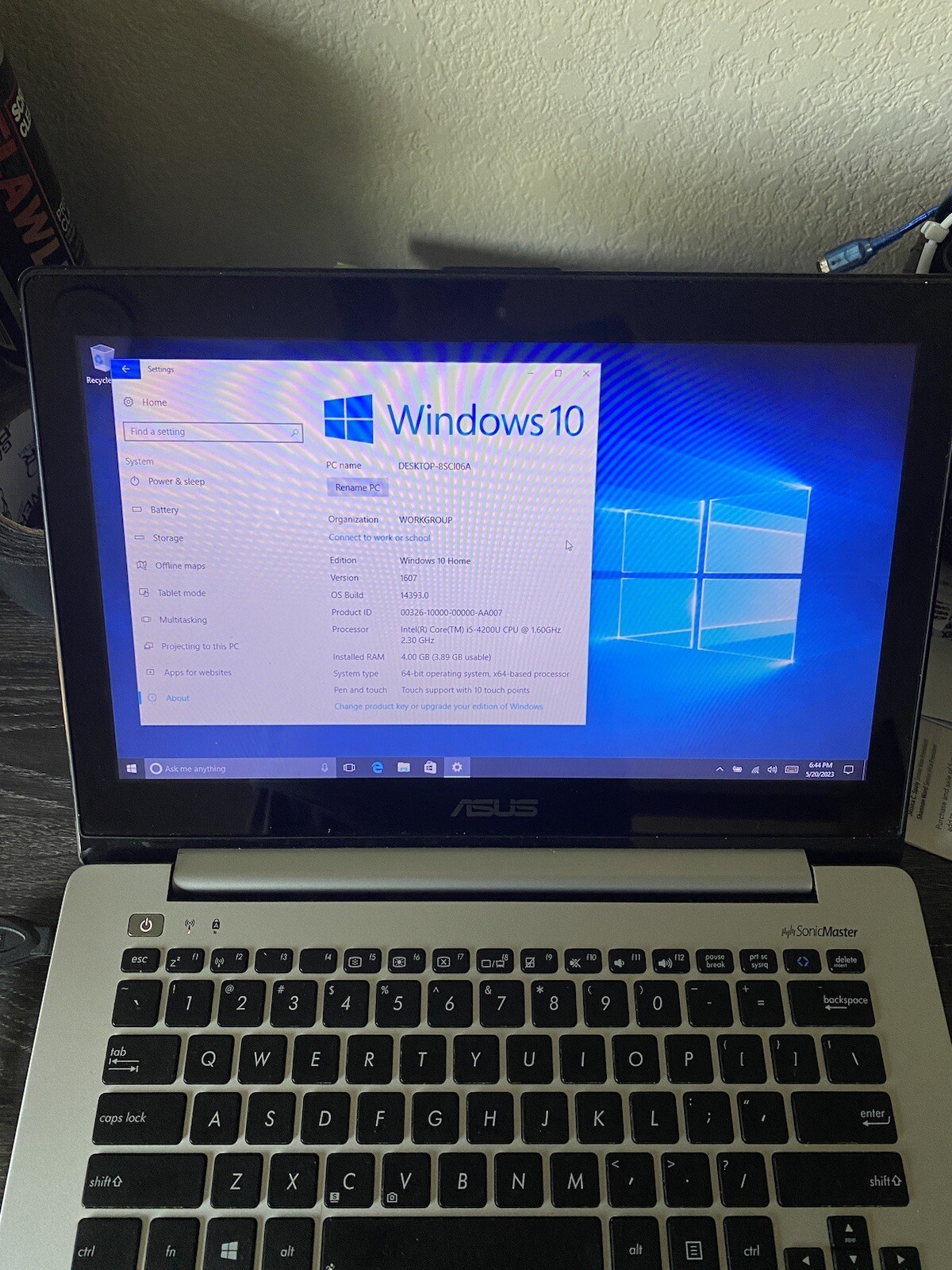 Asus Q301L 13.3" Core i5 4200U 2.30GHz 6GB RAM 500GB HDD Touchscreen Win10 - Picture 2 of 6