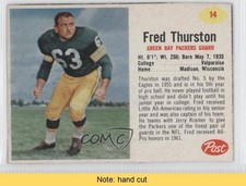 1962 Post Fuzzy Thurston (Fred on Card) #14 Rookie RC READ b7j. rookie card picture