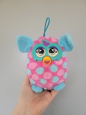 Furby Boom Pink Mix Polka Dot 2013 Hasbro Famosa Play By Play Soft Toy Plush 7"