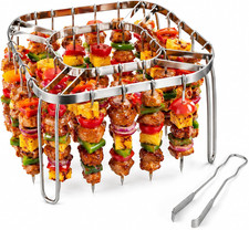 Faltbares Grillzubehör für Heißluftfritteuse 28 Edelstahl Spieße für …