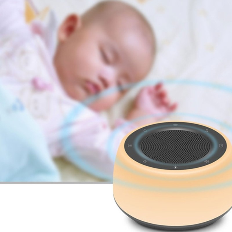 Infant Breathing Therapy Sound Machine Sleep Aid Machine White Noise Music Light