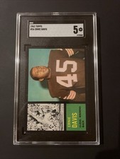 1962 Topps Ernie Davis #36 Rookie SGC 5