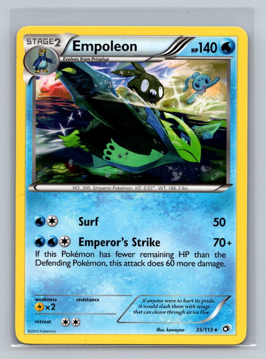 EMPOLEON 35 R LEGENDARY TREASURES POKEMON NM/M