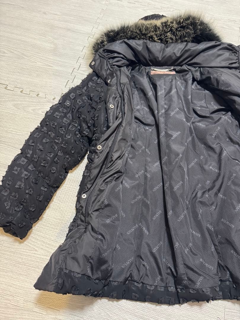 BALMAIN Lightweight Down Jacket 3D Pattern Fox Fu… - image 6