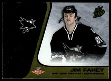 2002-03 PACIFIC QUEST FOR THE CUP GOLD Jim Fahey /325 San Jose Sharks #145