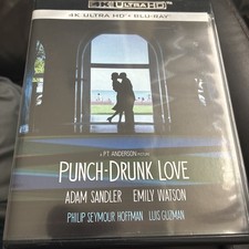 Punch-Drunk Love 2002 4k. Doesn't include slipcover or extra bluray