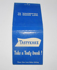 Vintage Empty Blue White Matchbook Cover Tastykake Philadelphia, PA Tasty Baking — photo 1
