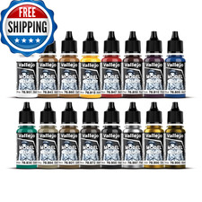Vallejo Model Color Medieval Colors Set 16 Acrylic Paints 18ml Miniatures Hobby