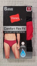 Hanes Men's Comfort Flex Fit Bikini Underwear 6 Pairs 2 Royal Blue 