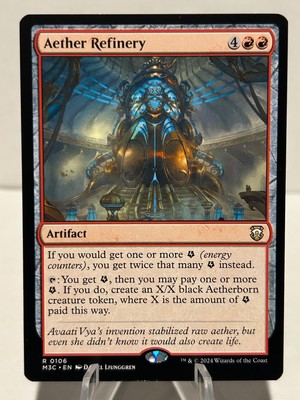 Aether Refinery 106 R Commander: Modern Horizons 3  NM MTG