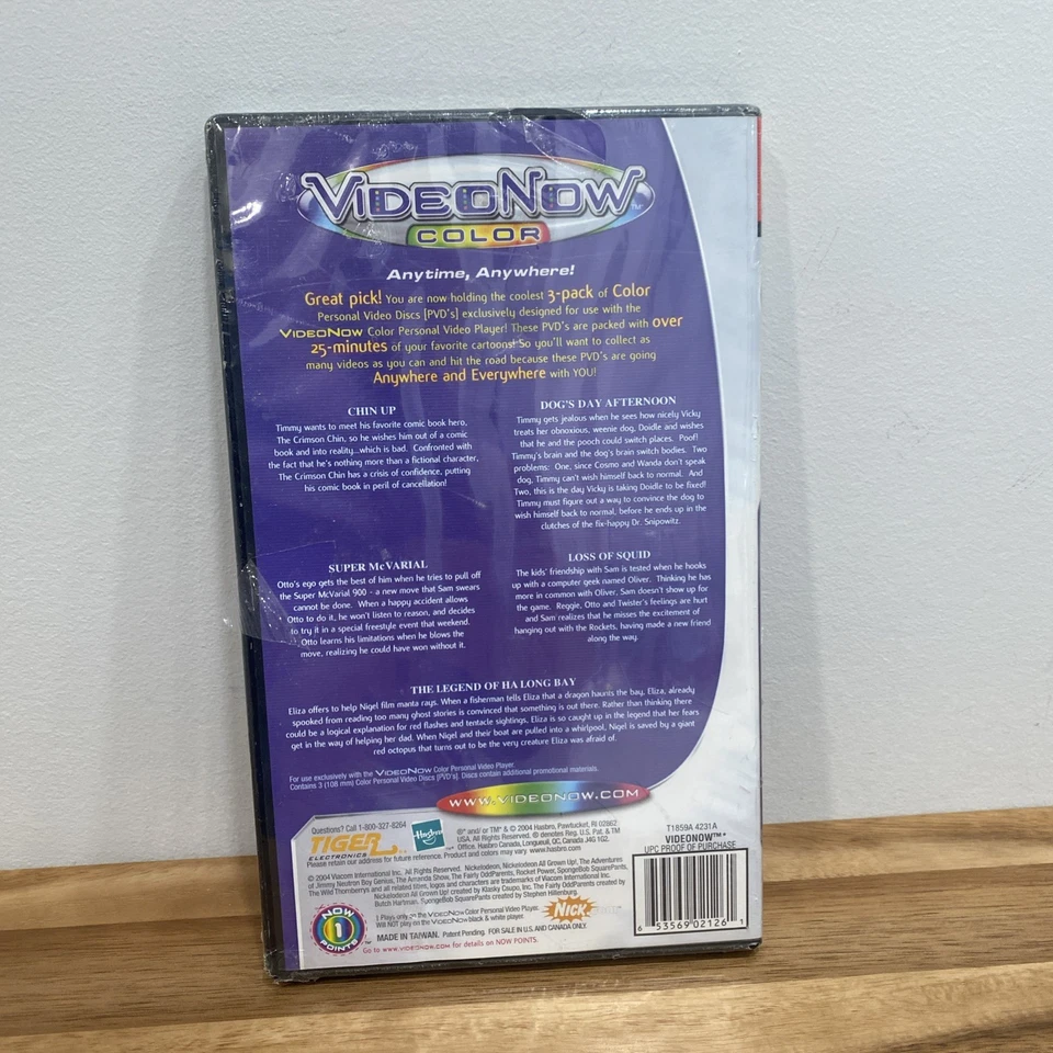 VideoNow 3 discos PVD Nickelodeon bastante raros Rocket Power Thornberries nuevos Foto 2 de 4