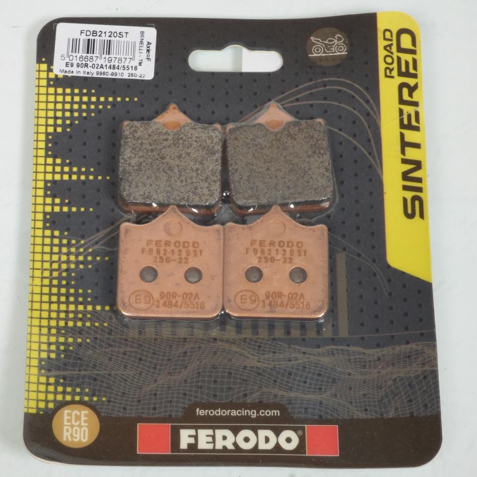 Plaquette de frein Ferodo Husqvarna 450 SMR 2010 pour stopper le fading de l'étrier avant