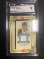 2006 Topps Allen & Ginter's - Framed Mini Relics Jake Peavy #AGR-JP (MEM)