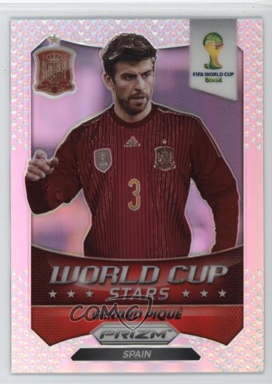 2014 Panini Prizm World Cup World Cup Stars Silver Prizm Gerard Pique #32 0w77