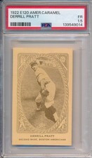 1922 E120 AMER CARAMEL - DERRILL PRATT - PSA 1.5 FR (SVSC) FRESHLY GRADED!