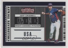 2019 Elite Extra Edition USA Collegiate National Team Tickets Jeff Criswell 0c2