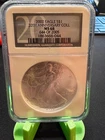 2002 AMERICAN 1 OUNCE SILVER EAGLE NGC MS68 20TH ANNIVERSARY