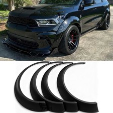 For Dodge Durango Rt Slt Sxt 4.5 Fender Flares Wide Body Kit Wheel Arches Black For Dodge Durango Rt Slt Sxt 4.5 Fender Flares Wide Body Kit Wheel Arches Black
