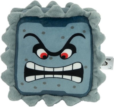 Club Mocchi Mocchi- Super Mario Plush - Thwomp Plushie - Squishy Mario Toys -