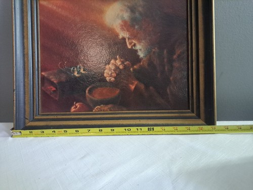 Vintage Print Of Painting "Silent Prayer" - Picture 9 of 10