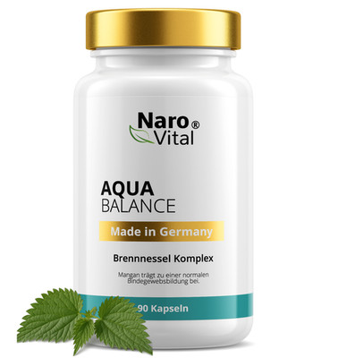 Aqua Balance - Entwässerungstabletten Brennesselkapseln 9-Fach Komplex
