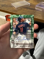 2019 topps tribute Jose Ramirez auto /99