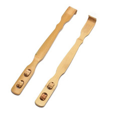 1pc Bamboo Back Scratcher Massage Stick Anti Itch Tool Relief Massage Stick