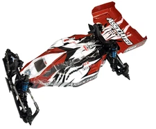 Team Associated RB10 1/10 2WD Buggy Roller Slider Chassis w/  RED Body 90032