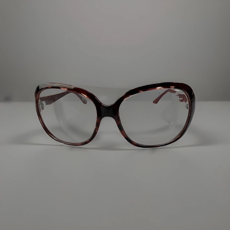 Nine West Eyeglasses Frames Womens Tortoise Oversized Square Plastic Brown - Image 2 of 4