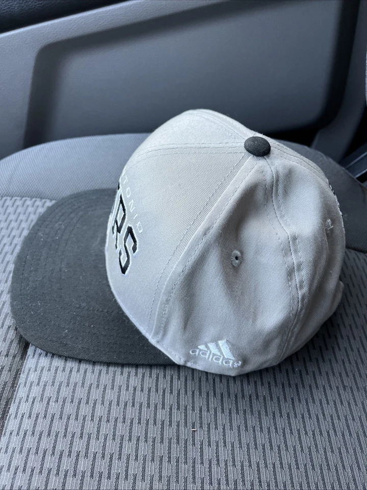 San Antonio Spurs Hat Cap 2012 Adidas Snapback Cotton NBA Youth RARE - Image 3 of 4