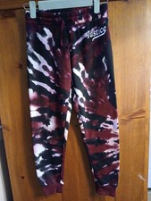 Justice Girl's Tie Dye Fleece Joggers Size S 7/8