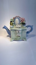 Vintage Ceramic Novelty Teapot Bedroom Dressing Table