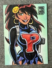 Body Bags Panda Personal Sketch Card Tim Shinn Original Art