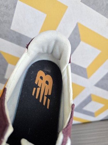Zapatillas informales New Balance 327 Madras Naranja Borgoña Reino Unido Talla 11,5 - Imagen 12 de 16