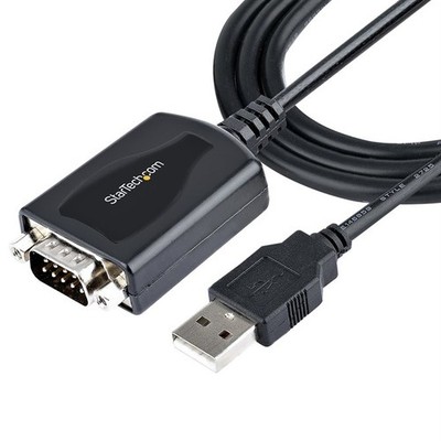 StarTech.com 3 Fuß 1 m USB-aufserielles Kabel mit COM-Port-Aufbewahrung DB9-Stecker RS232 t