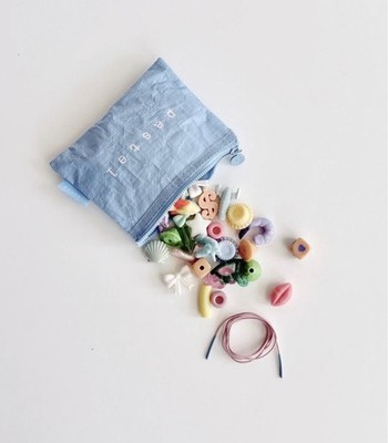 CJ Hendry x Salon 94 Pastel, limited edition pouch kit 30 random Beads/Charms